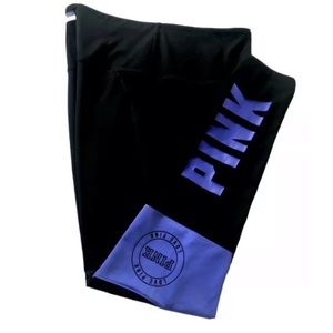 Pink Victoria Secret Ultimate leggings.